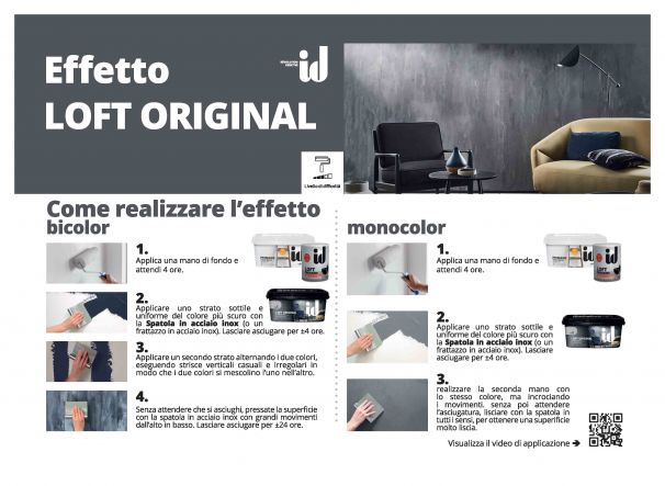 Pittura Murale Loft Original Mosca 2lt